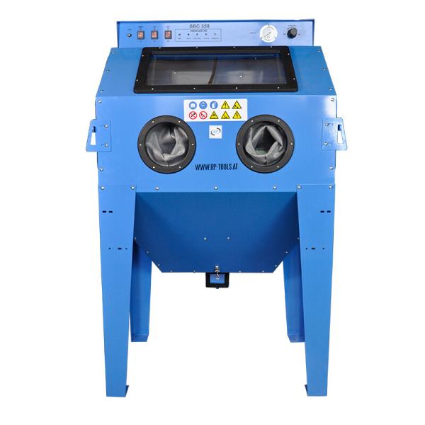 Sandstrahlkabine Typ 350l mit Absaugung